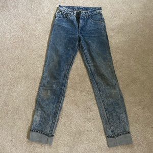 Levi Special Reserve Jeans 14” waist Size 0 tall